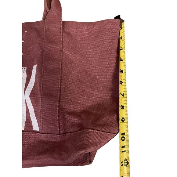 WILL LEATHER GOODS ENK Pink Canvas Tote Bag Oregon - Picture 9 of 9